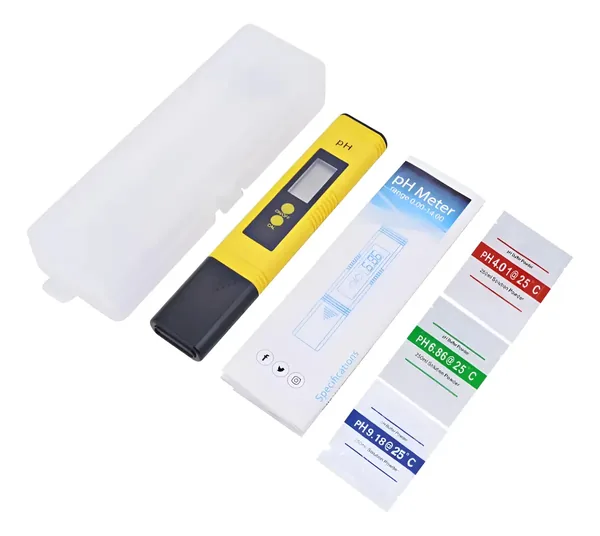 Medidor Digital de pH 3 Puntos con Estuche